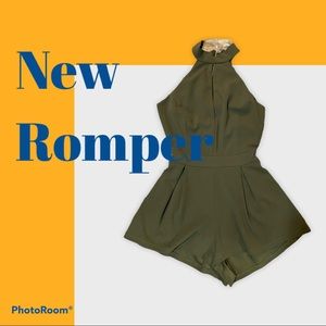 Olive Green Romper